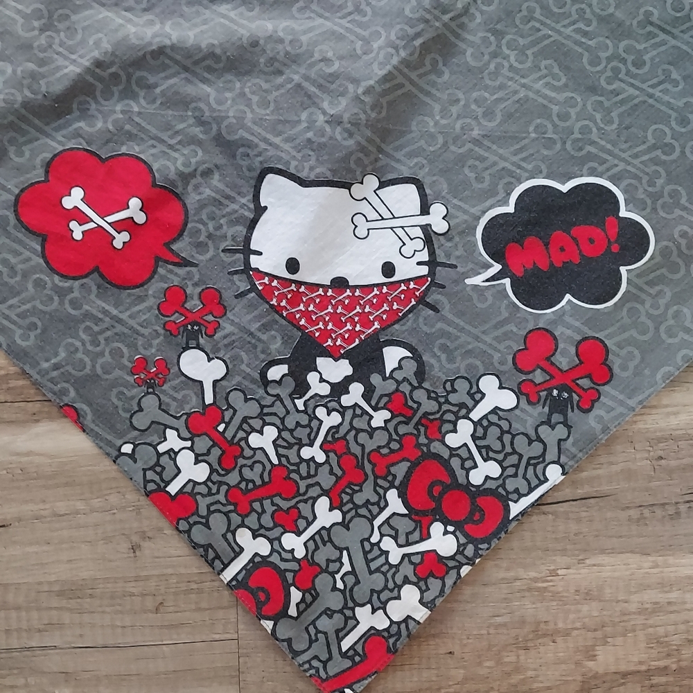 Rare Hello Kitty x Mad Barbarians Loungefly Bandana